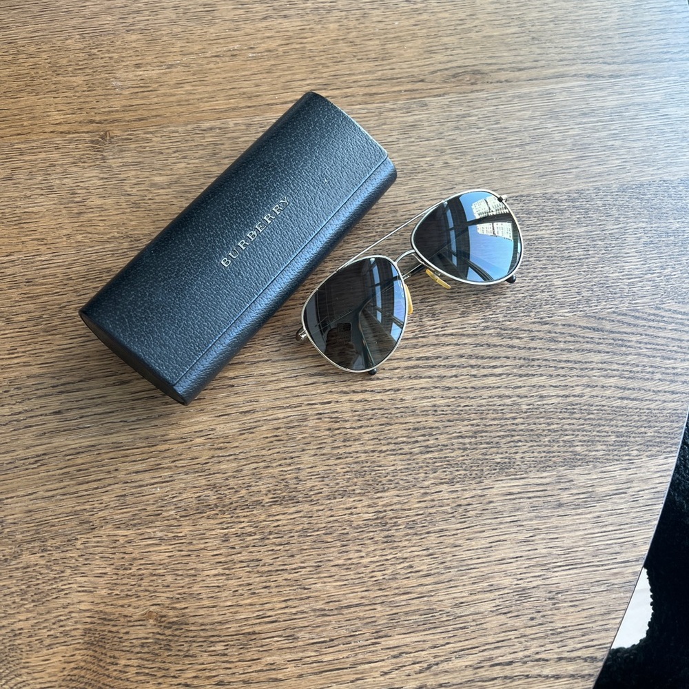 Burberry Aviator Sunglasses with Case
